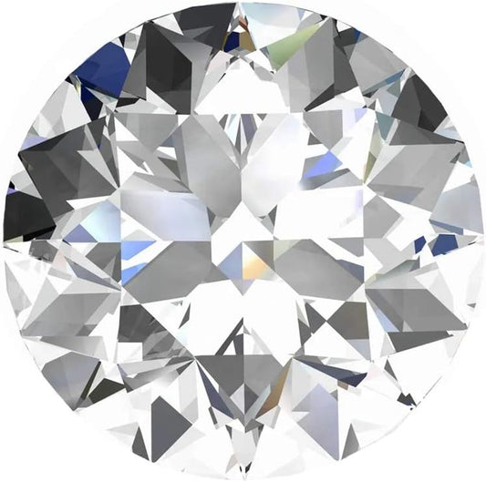 Moissanite D Colorless Loose Stone Round Excellent Cut Gemstones VVS1 Clarity for Pendant Ring Stud Earring Jewelry Making 0.5CT-4CT with Certificate of Authenticity