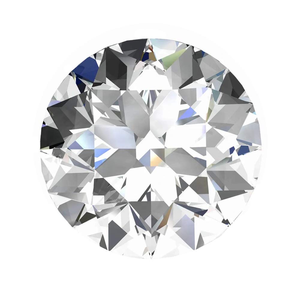 Moissanite D Colorless Loose Stone Round Excellent Cut Gemstones VVS1 Clarity for Pendant Ring Stud Earring Jewelry Making 0.5CT-4CT with Certificate of Authenticity